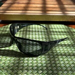 D&G Black Crystal Embellished Sunglasses